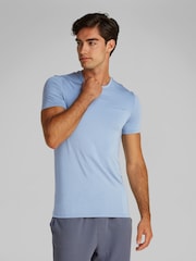 Calvin Klein Blue Cooling Pyjama T-Shirt - Image 1 of 5