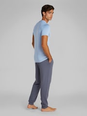 Calvin Klein Blue Cooling Pyjama T-Shirt - Image 3 of 5