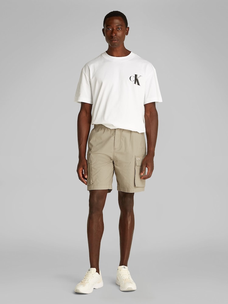 Calvin Klein Washed Cargo Shorts - Изображение 2 из 7