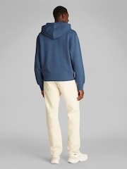 Calvin Klein Blue 100% Cotton Applique Hoodie - Image 3 of 6