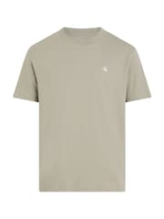 Calvin Klein Cream 100% Cotton Painted Jeans T-Shirt - Image 5 of 7