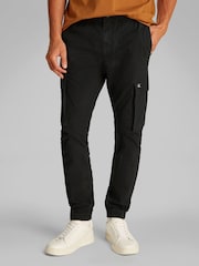 Calvin Klein Black Skinny Cargo Trousers - Image 1 of 6