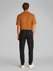 Calvin Klein Black Skinny Cargo Trousers - Image 3 of 6