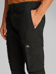 Calvin Klein Black Skinny Cargo Trousers - Image 4 of 6