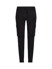 Calvin Klein Black Skinny Cargo Trousers - Image 6 of 6