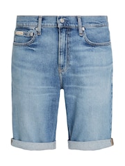 Calvin Klein Blue Slim Shorts - Image 5 of 6