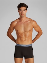 Calvin Klein Black Relaxed Icon Stretch Trunks 3 Pack - Image 2 of 5