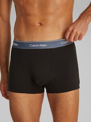 Calvin Klein Black Relaxed Icon Stretch Trunks 3 Pack - Image 5 of 5