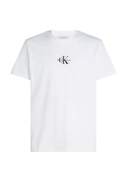 Calvin Klein Off White Monogram logo T-Shirt - Image 5 of 6