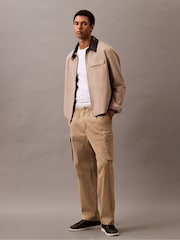 Коричневый - Прямые брюки-карго Calvin Klein Pull On - Image 2 of 7