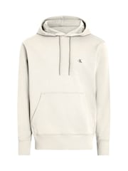 Calvin Klein Brown 100% Cotton Painted Hoodie - Image 1 of 2