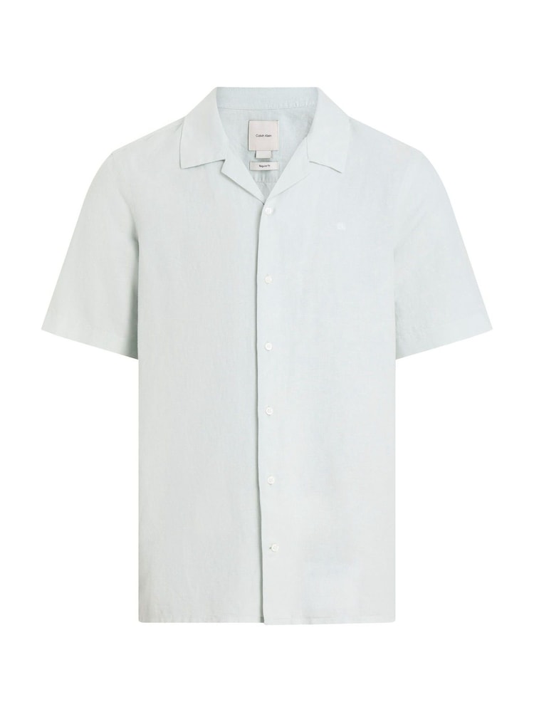 Calvin Klein Pale Green Essential Padded Shirt - Image 6 of 6
