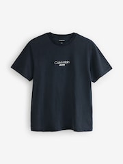 أزرق فاتح - Calvin Klein 100% Cotton Short Sleeve T-Shirt - صورة 1 من 1
