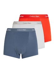 Azul - Calvin Klein Relaxed Icon Stretch Trunks 3 Pack - Imagen 1 de 5