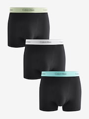 Calvin Klein Blue Ultra Soft Trunks 3 Pack - Image 1 of 8