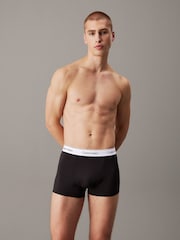 Calvin Klein Blue Ultra Soft Trunks 3 Pack - Image 2 of 8