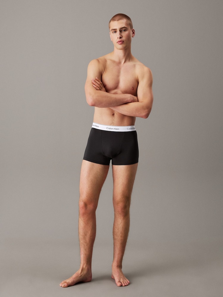 Bleu - Lot 3 boxers Calvin Klein ultra doux - Image 4 of 8