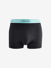 Calvin Klein Blue Ultra Soft Trunks 3 Pack - Image 6 of 8