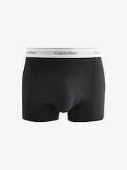 Calvin Klein Blue Ultra Soft Trunks 3 Pack - Image 7 of 8