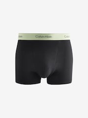 Calvin Klein Blue Ultra Soft Trunks 3 Pack - Image 8 of 8