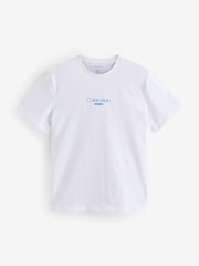 Calvin Klein White 100% Cotton Short Sleeve T-Shirt - Image 1 of 1