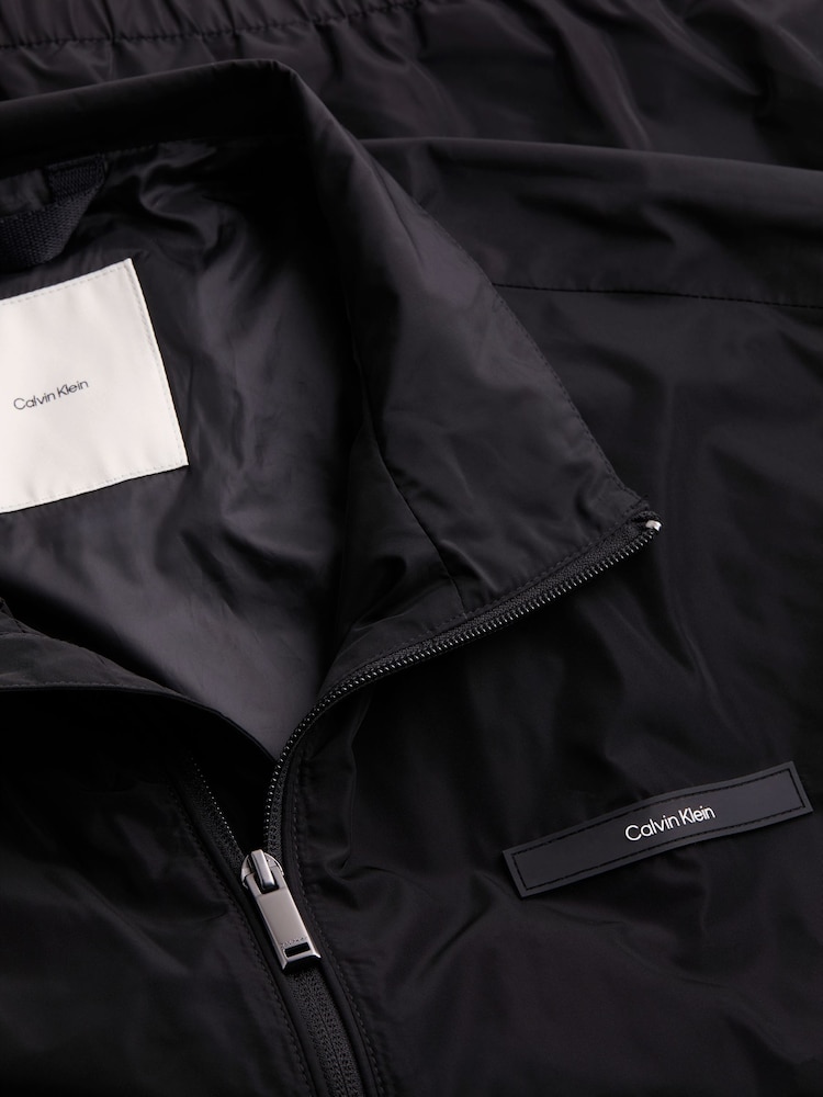 Calvin Klein Black Essential Padded Shirt - Image 7 of 7
