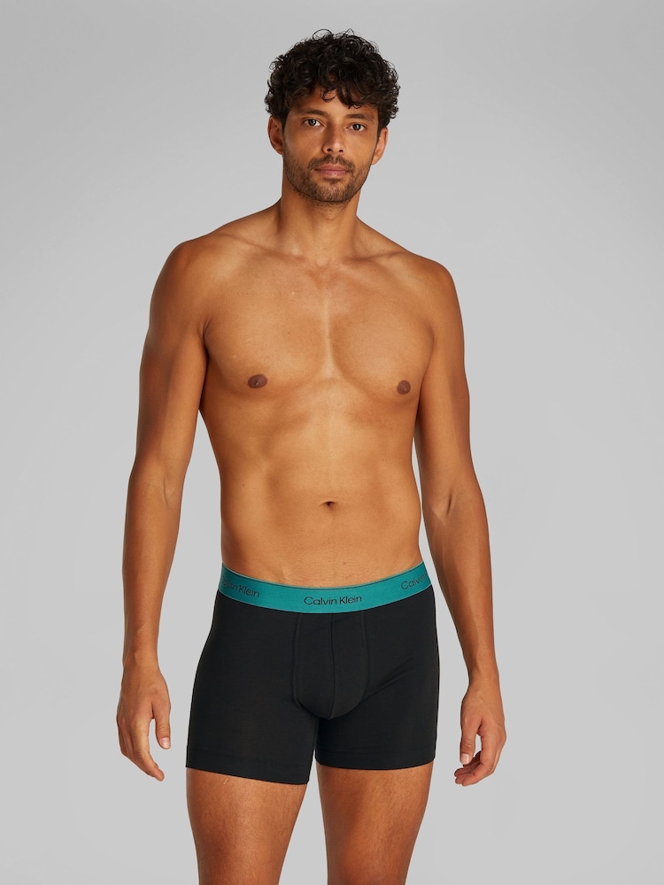 Calvin Klein Black Ground Medium Swim Shorts With Drawstring 5 Pack - Image 2 of 5