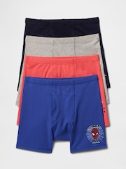 Gap Red Marvel Spider-Man Boxer Briefs 4-Pack - Image 1 of 1