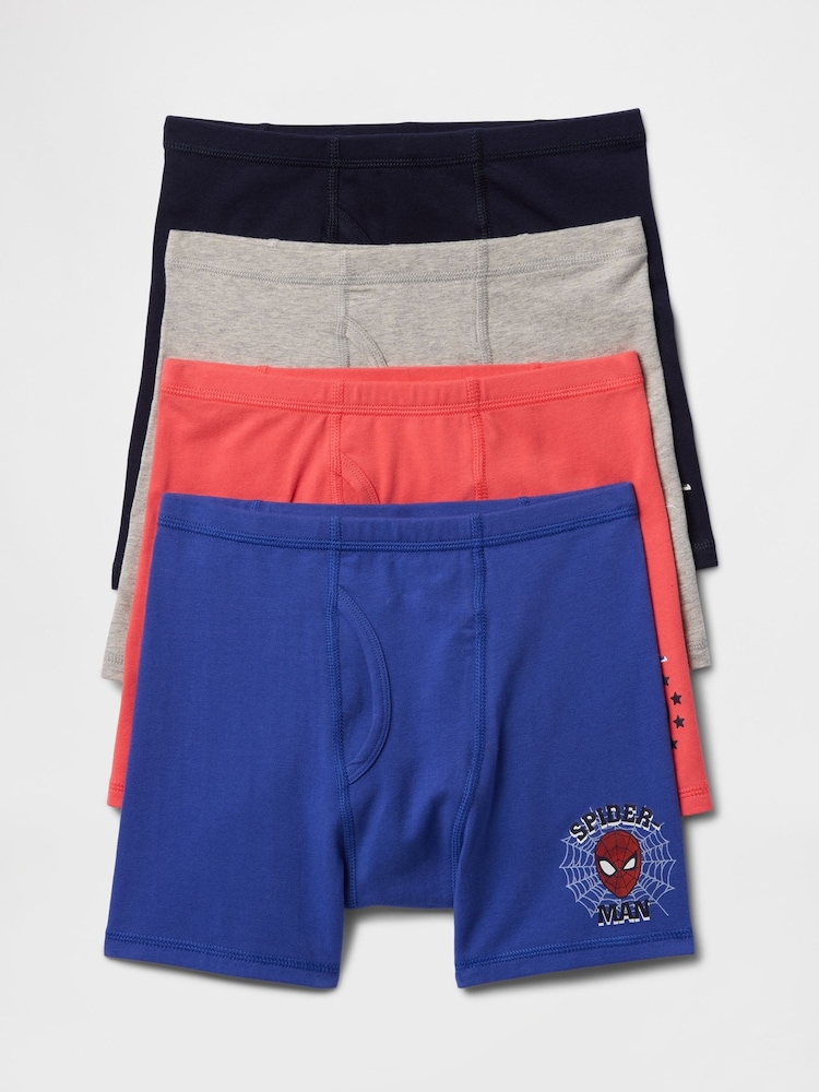 Gap Red Marvel Spider-Man Boxer Briefs 4-Pack - Image 1 of 1