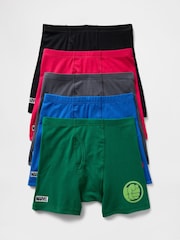 Gap – Marvel – Boxershorts aus Bio-Baumwolle im 5er-Pack - Bild 1 von 1