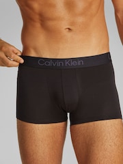 Calvin Klein Black/White Ultra Soft Trunks 3 Pack - Image 5 of 5