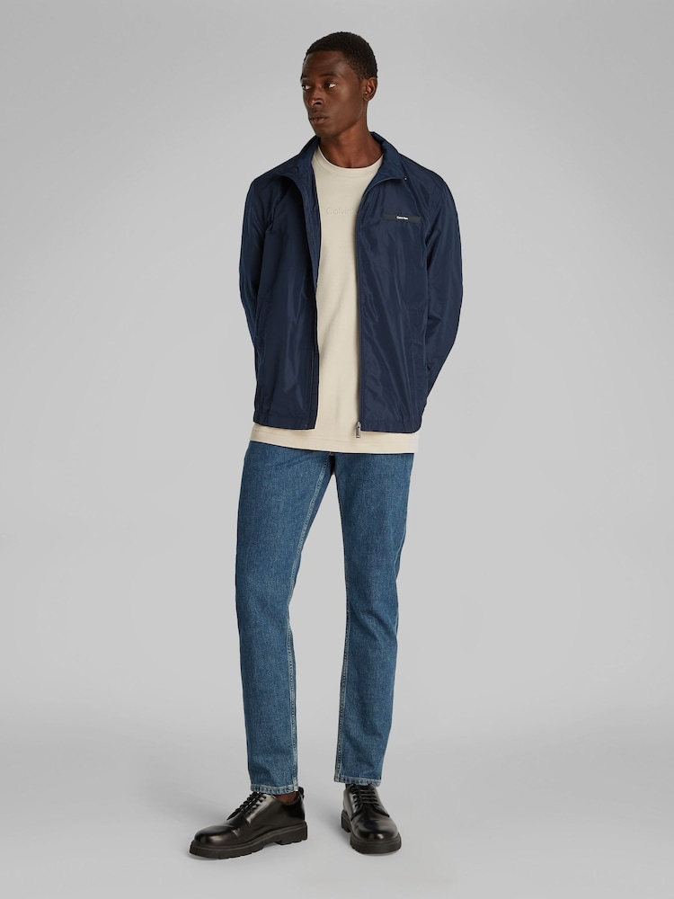 Calvin Klein Blue Essential Padded Shirt - Image 2 of 7