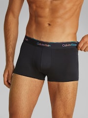 Calvin Klein Black Micro Stretch Pride Low Rise Trunk - Image 4 of 5