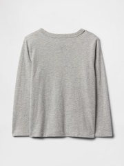 Gap Grey Space Long Sleeve Crew Neck Graphic T-Shirt (6mths-5yrs) - Image 2 of 2