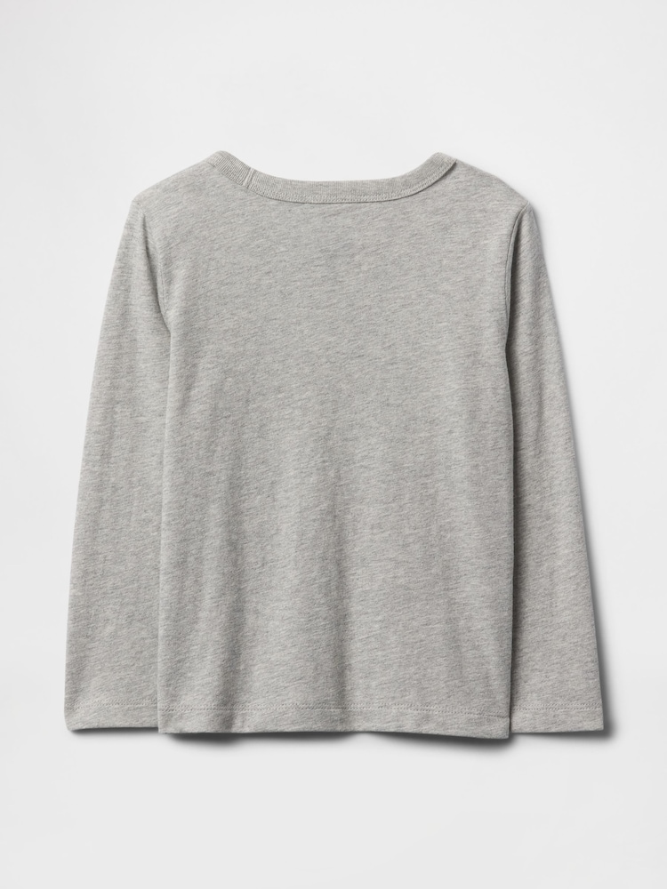 Gap Grey Space Long Sleeve Crew Neck Graphic T-Shirt (6mths-5yrs) - Image 2 of 2