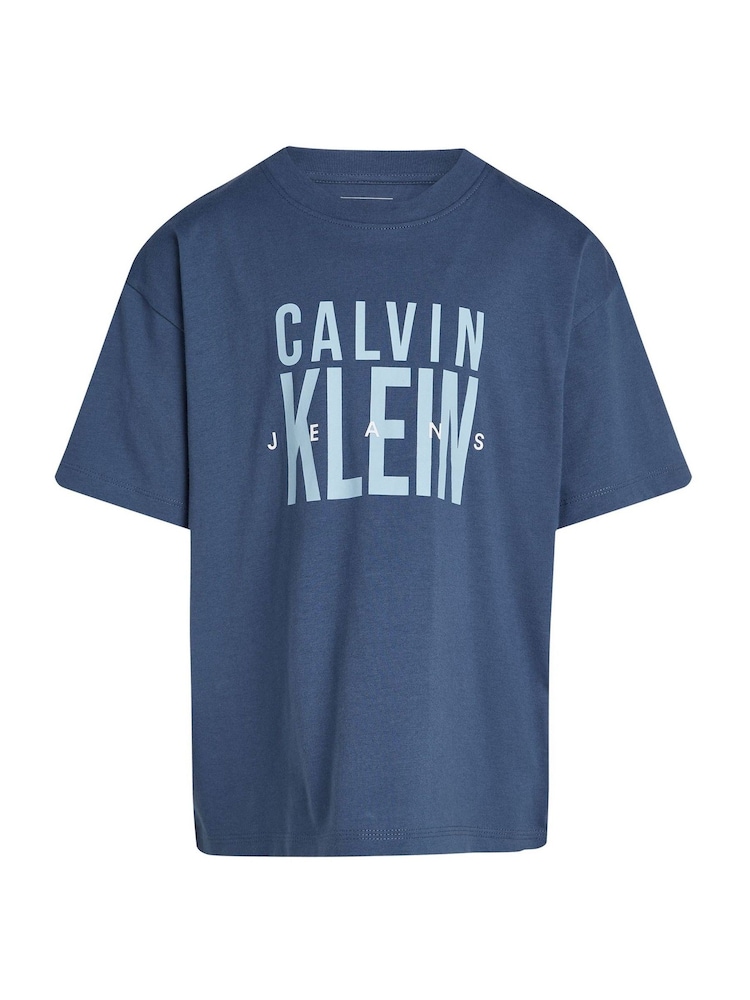 Calvin Klein Blue Trunks 3 Pack - Image 4 of 5