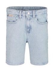 Calvin Klein Blue Regular Fit Denim Shorts - Image 4 of 5