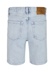 Calvin Klein Blue Regular Fit Denim Shorts - Image 5 of 5