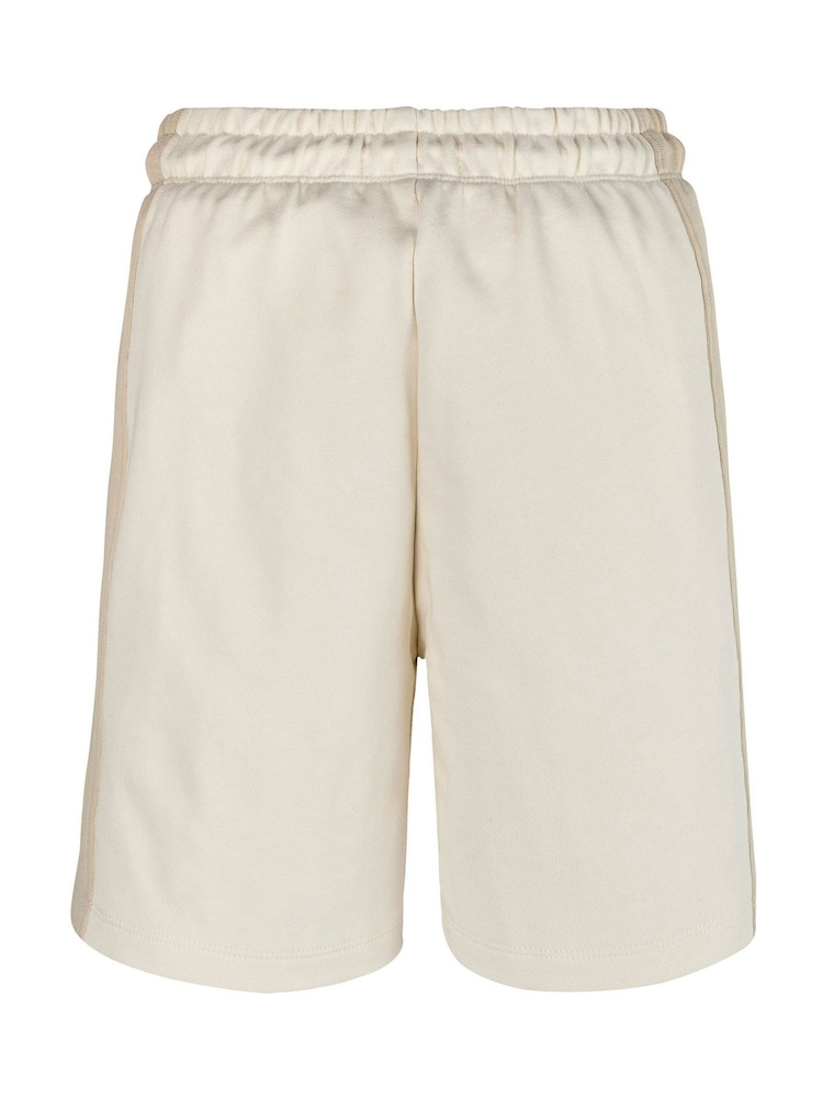 Calvin Klein Cream Relaxed Jogger 100% Cotton Shorts - Image 5 of 5