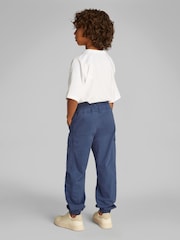 Calvin Klein Blue Regular Fit Stretch Cargo Trousers - Image 2 of 5