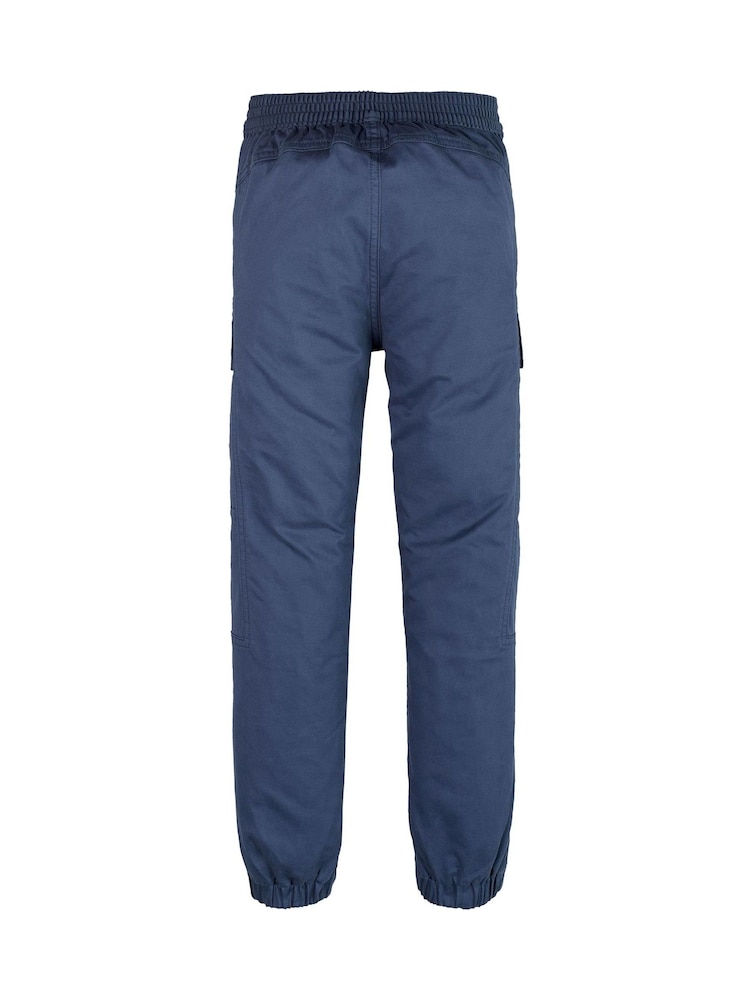 Calvin Klein Blue Regular Fit Stretch Cargo Trousers - Image 5 of 5