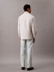 Синий - Calvin Klein 90'S Straight 100% Cotton Jeans - Image 2 of 5
