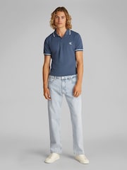 Calvin Klein Blue Slim Straight Jeans - Image 2 of 6