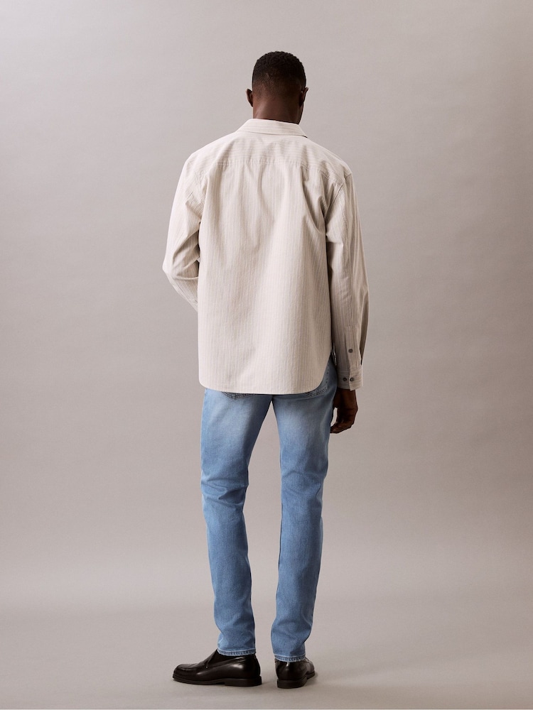 Calvin Klein Blue Slim Tapered Jeans - Image 2 of 5