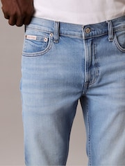 Calvin Klein Blue Slim Tapered Jeans - Image 3 of 5