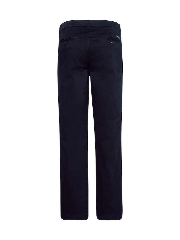Calvin Klein Black Slim Signature Stretch Chino Trousers - Image 2 of 2