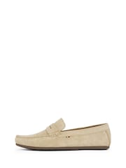 Tommy Hilfiger Brown Casual Suede Driver Shoes - Image 4 of 6
