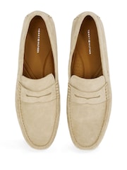 Tommy Hilfiger Brown Casual Suede Driver Shoes - Image 6 of 6