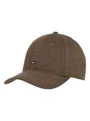 Tommy Hilfiger Green 100% Cotton Soft 6 Panel Cap - Image 1 of 1