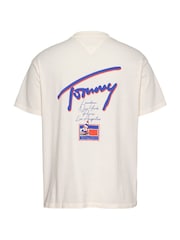 Білий - Tommy Jeans Relaxed Faded Graphic 100% Cotton футболки - Image 6 of 7